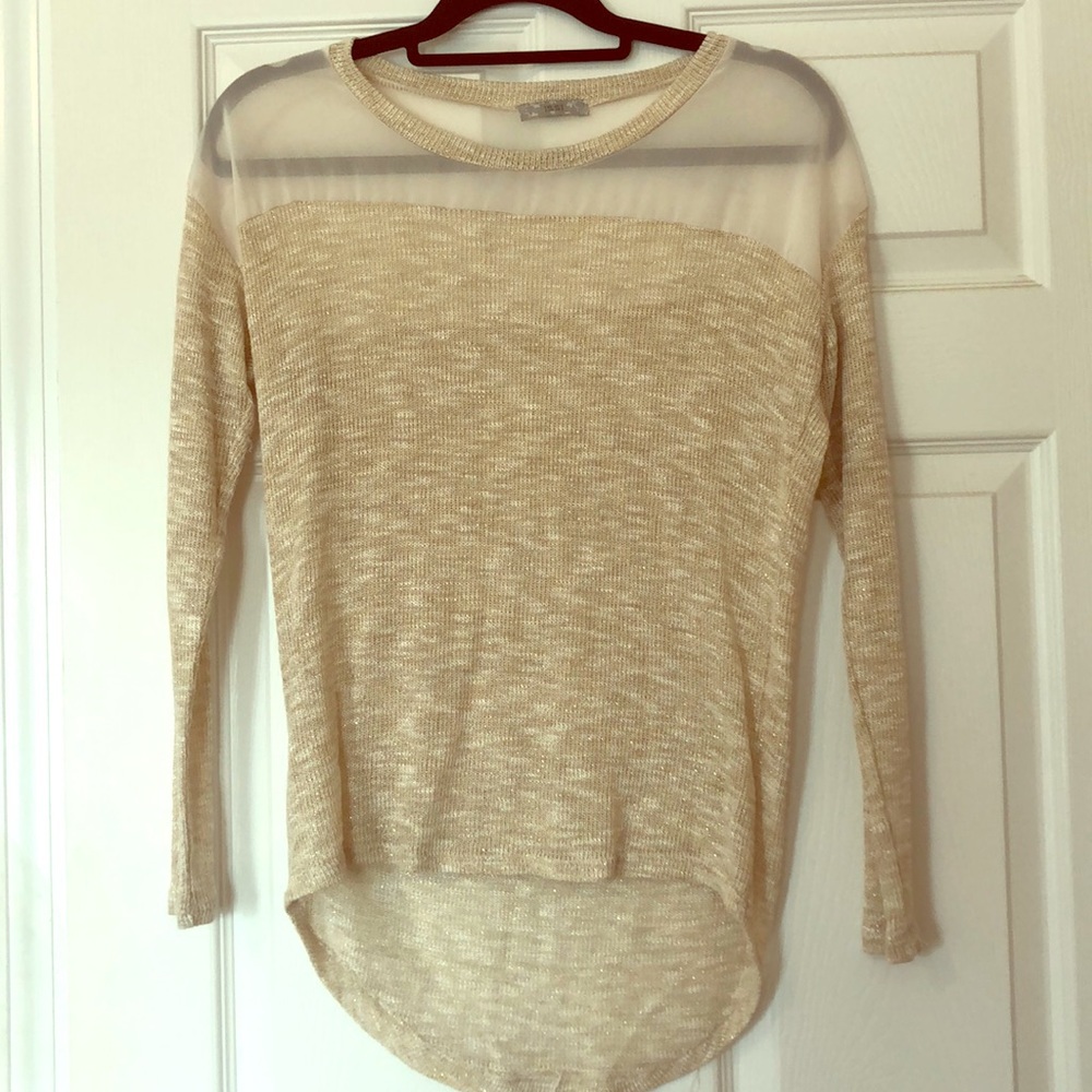 Gold Sparkle Sweater